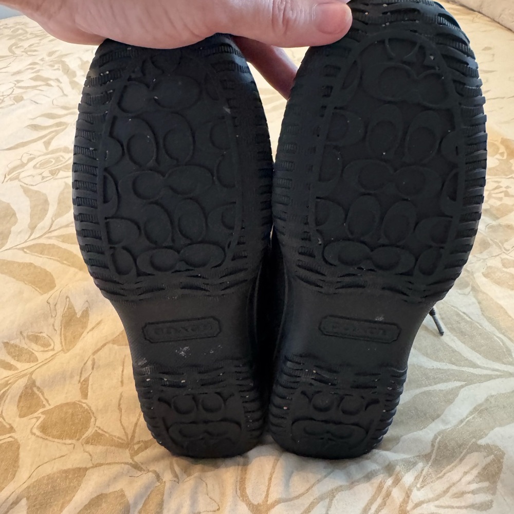 Coach Black nylon/leather “Sage” Winter Boots - Picture 7 of 12